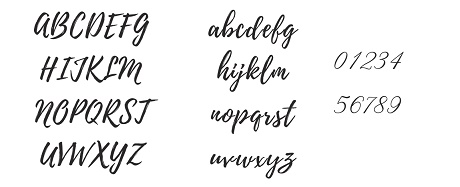 font prstynek s drahokamem